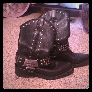 Ladies Harley Riding Boots